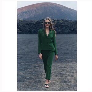 Zara Green Women's Pantsuit